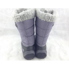 2015 good quality best price PU sole fuzzy wholesale children rubber boots